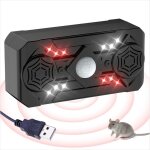 R�pulsif � ultrasons pour souris et rats avec lumi�re clignotante � induction infrarouge, couverture ...