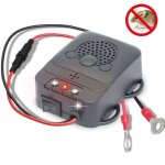 Rpulsif ultrason pour voiture, lectronique dissuasion rpulsif anti - fouine de rat avec lampes stroboscopiq ...