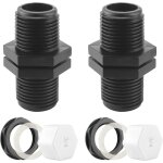 Réservoir de débordement réservoir de cloison de 25 mm mamelon de 1000 litres pour canal de réservoir ... Réservoir de débordement réservoir de cloison de 25 mm mamelon de 1000 litres pour canal de réservoir ...