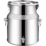 R�servoirs �tanches pour le transport du lait - r�servoirs en acier inoxydable 201 de 5 l / 9 l / 14 ...