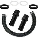 R�servoir de trop - plein, raccord de r�cup�ration d'eau de pluie, raccord de citerne, avec tuyau de ...