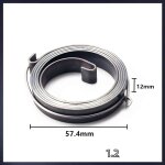 Ressort de lanceur pour tronçonneuse 5200 5800 52cc 58cc, pièces détachées 12mm Ressort de lanceur pour tronçonneuse 5200 5800 52cc 58cc, pièces détachées 12mm