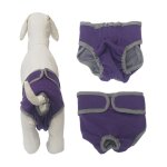 Rutilisable pantalon physiologique culotte sanitaire chiens femelle couches hyginiques pour petits ...