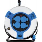 Rev - enrouleur de c�ble 50m acier ip44 4 - sorties st - rt h05vv - f 3g1, 5