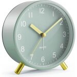 R�veil analogique silencieux sans tic - tac, r�veil m�tallique r�tro avec veilleuse et grand cadran, ...