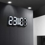 R�veil num�rique 3d led, r�veille - matin digital, horloge murale, moderne, pour bureau de table - lablanc ...