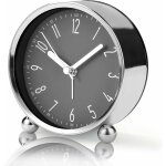 Rveil sans tic - tac, horloge de chevet silencieuse de 4'' pour dormeurs lourds horloge analogique  ...