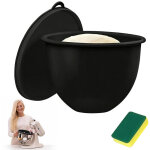 Rev�tement de bol en silicone noir pour robot culinaire � t�te inclinable 4. 7 l (5 qt)