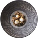 Revol arborescence assiette profonde gris 24 cm