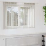 Rideaux avec des rideaux 2 pcs cr�me polyester vidaxl