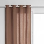 Atmosphera - rideau anjali en coton & métal 135x240cm marron créateur d'intérieur Atmosphera - rideau anjali en coton & métal 135x240cm marron créateur d'intérieur