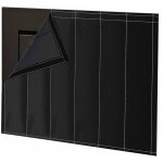 Rideau de barrire d'isolation de chemine pour empcher la perte de chaleur due au flux d'air dans la ...