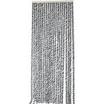Werka pro - rideau chenille noir gris blanc