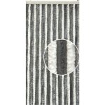 Rideau chenille pour porte camping - car incasa coloris - blanc / gris, dimension (cm) - 185 x 56 Rideau chenille pour porte camping - car incasa coloris - blanc / gris, dimension (cm) - 185 x 56