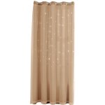 Rideaux doubles ajour�s en forme d'�toile pour occulter les fen�tres / /