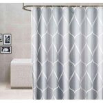 Rideau de douche 120x180 cm, imperm�able lavable anti moisissure rideaux de douche polyester , gris