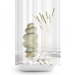 Rideau de douche 120x200 cm impression numrique design moderne tissu polyester impermable lavable anti ...