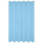 Rideau de douche bleu, rideau de douche en tissu lavable en machine avec ?illets m�talliques, 180 cm ...