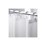 Rideau de douche gaufr 180x180cm, rideaux de douche en tissu rsistant avec tissage gaufr rideaux de ...