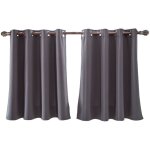 Rideaux de fen�tre courts, rideau occultant pour fen�tres thermiques