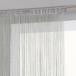 Rideau fil 90 x 200 cm atmosph�ra - gris