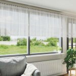 Rideaux avec des rideaux floral blanc 500 x 100 cm polyester vidaxl