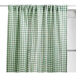 Rideau groove 260x140cm vichy vert - atmosphera cr�ateur d'int�rieur