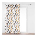 Paris prix - rideau � ?illets imprim� 'vahine' 140x280cm multicolore