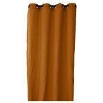 Rideau  ?illets  sonate  140 x 280 cm 100% lin lav vent du sud - terre cuite