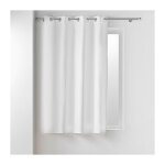 Rideau isolant thermique 'micropolar' 135x180cm blanc