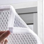 Rideaux isolants thermiques et phoniques 100x150cm, rideaux coupe - froid, rideaux de s�paration pour ...