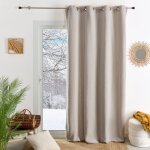 Rideau montagne - effet mouton lin 140x260 cm