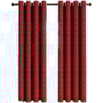 Rideaux � motif vichy et tartan �cossais - panneau d�coratif pour fen�tre - filtre lumi�re - style maison ...