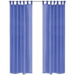 The living store - rideau occultant 2 pcs voile 140 x 225 cm bleu royal - rideau bleu - rideau voilage ... The living store - rideau occultant 2 pcs voile 140 x 225 cm bleu royal - rideau bleu - rideau voilage ...