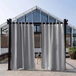 Rideau occultant ext�rieur - rideaux et draperies isolant lumi�re anti vent chaleur pr�t � poser pour ...