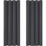 Rideaux occultants isolant thermique anti froid, 117x138 cm (largeur x hauteur), design moderne � oeillets, ...