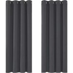 Rideaux occultants isolant thermique anti froid, 117x138 cm (largeur x hauteur), design moderne � oeillets, ...