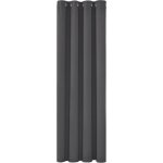 Rideaux occultants isolant thermique anti froid, 150200 cm design moderne � oeillets, gris fonc�, 1pi�ces ...