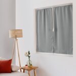 Rideau occultant  reglisse  60x120cm gris clair