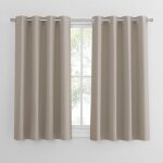 Rideaux occultants - rideaux thermiques unis � oeillets - lumineux et occultants - d�coration pour chambre, ...