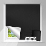Rideaux occultants, tissu occultant pour fentre, store enrouleur occultant portable pour chambre  coucher, ...