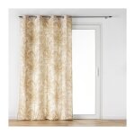 Rideau a oeillets 140 x 240 cm coton / polyester imprime dune