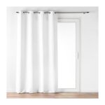 Douceur d'intérieur - rideau a oeillets 140 x 260 cm velours à relief verra blanc Douceur d'intérieur - rideau a oeillets 140 x 260 cm velours à relief verra blanc