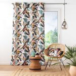 Douceur d'int�rieur - rideau � oeillets lavinia - 140 x 260 cm, polyester imprim�