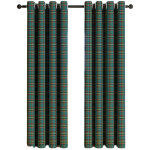 Rideaux panneaux � carreaux �cossais et rayures - filtration lumi�re - style maison de campagne - pour ...