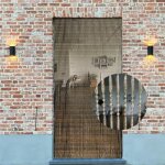 Rideau  perles de diffrentes tailles et couleurs pour porte de balcon, moustiquaire  perles anti - ...