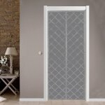 Rideau de porte 0, 85 x 2, 05 m, adapt� aux portes de 32 x 80 pouces, rideau de porte isolant magn�tique, ...