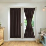 Lifcausal - rideaux de porte - fentre 2 panneaux, 63 x 183 cm, occultants et thermiques avec passe - ...