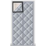 Rideau de porte isolant magn�tique, protection contre le froid, blocage de la lumi�re et isolation phonique, ...