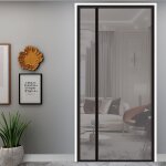 Rideau de porte isolant transparent double face, côté gauche, pour portes jusqu'à 80cm h 200cm de large ... Rideau de porte isolant transparent double face, côté gauche, pour portes jusqu'à 80cm h 200cm de large ...